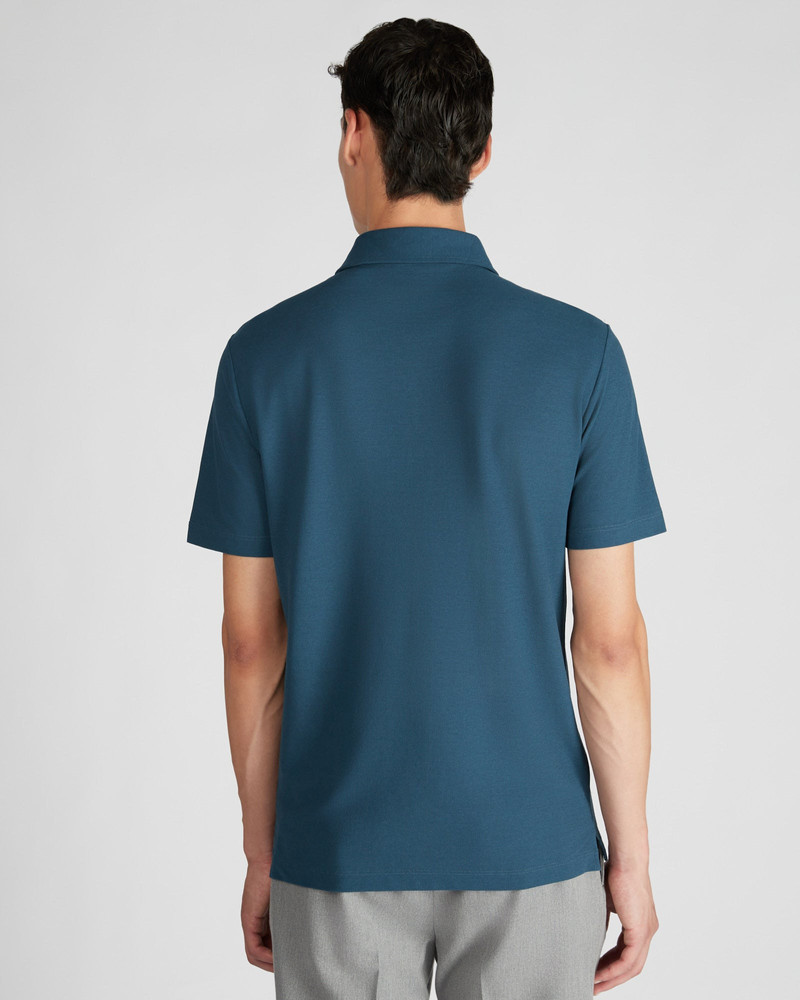 Slim-fit organic IceCotton polo shirt 3