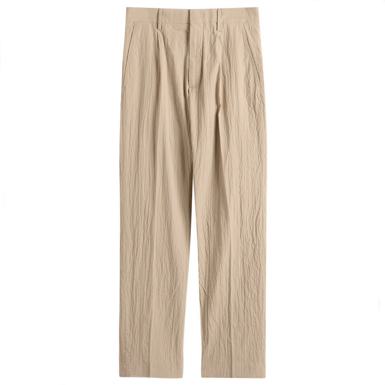NN07 빌 Pleated Seersucker 바지 - 1