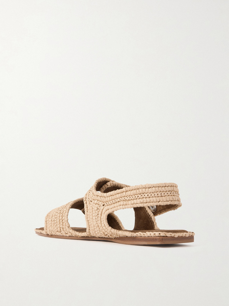 KHAITE Boden Raffia Sandals outlook