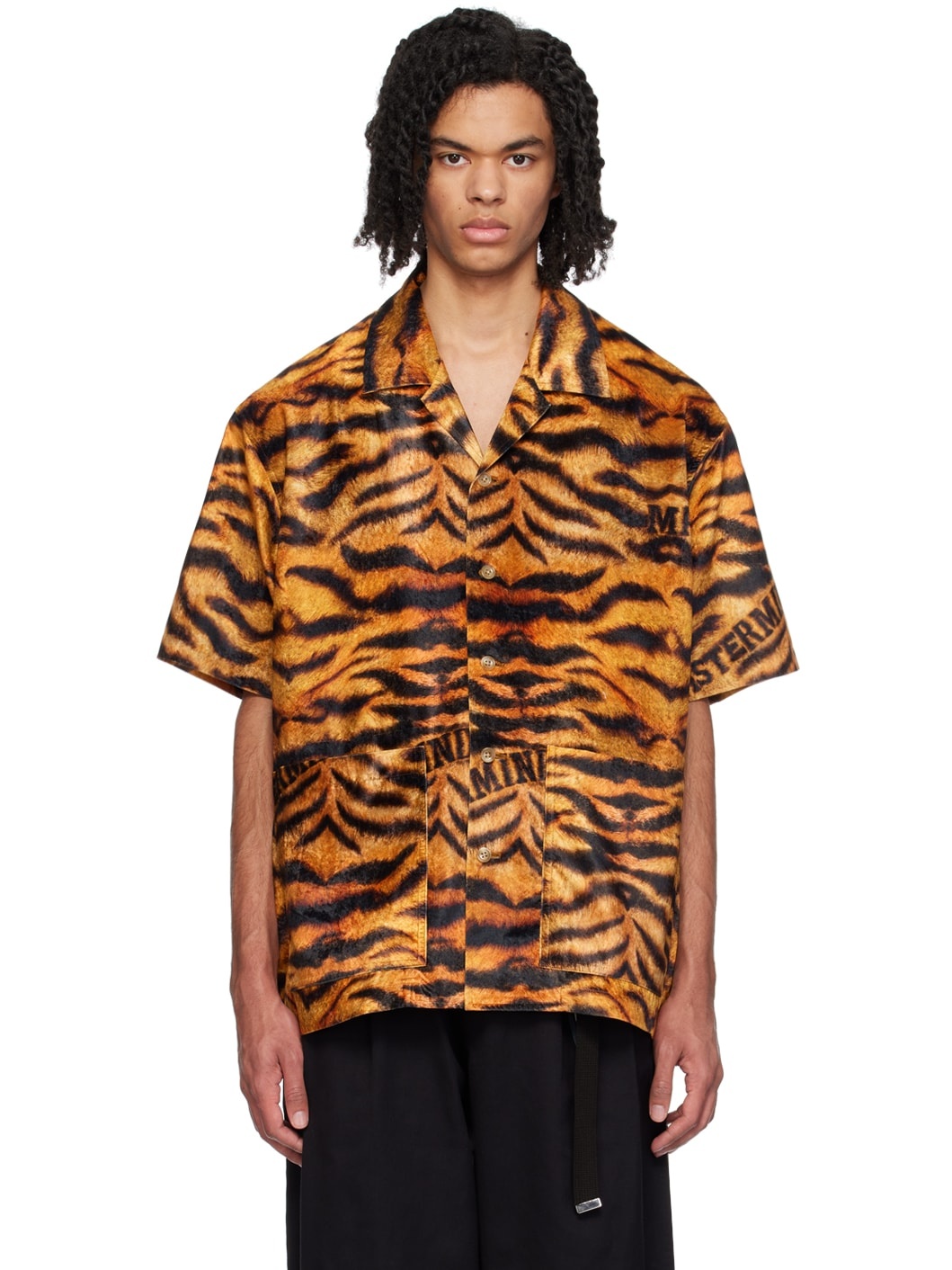 Black & Orange Tiger Shirt - 1
