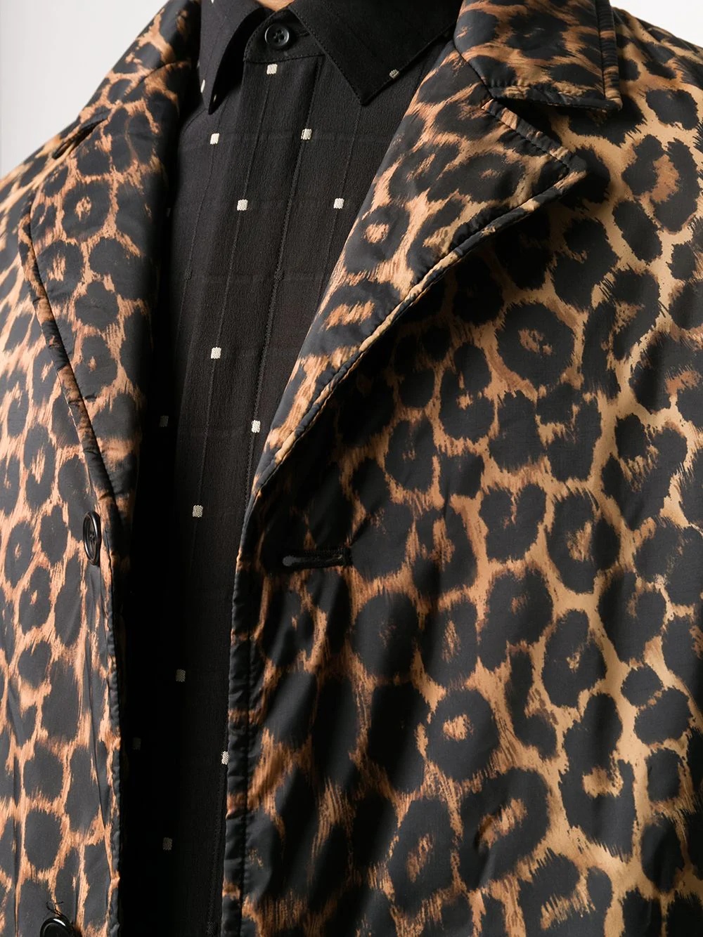 leopard print coat - 5