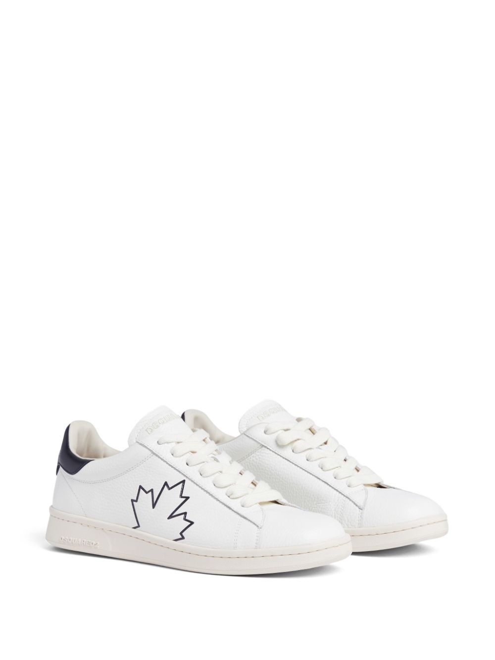 maple leaf-detail sneakers - 2