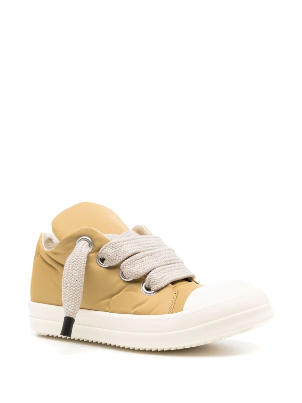 oversize-laces padded sneakers - 2