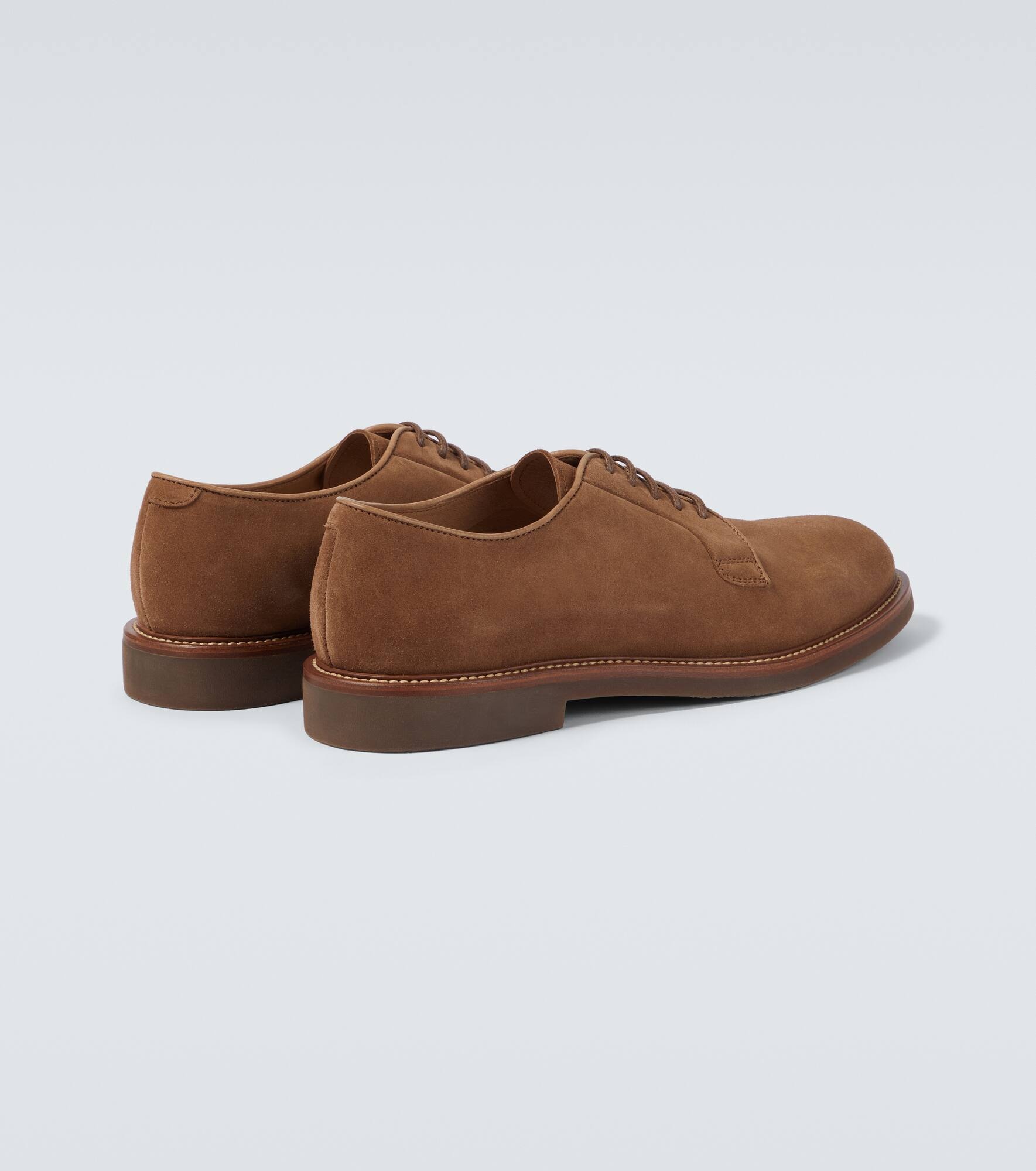 Lace-up leather Derby shoes - 6