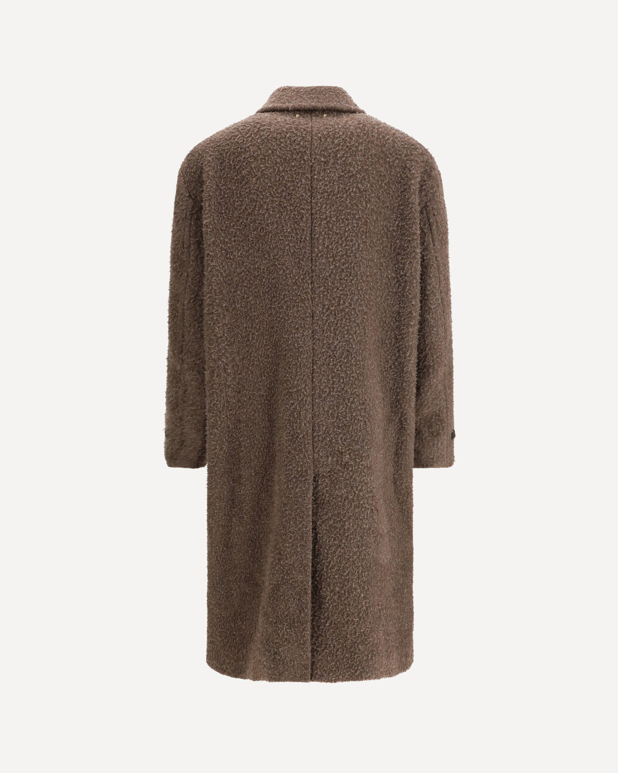 Journey Single-breasted Coat in dark Brown - 2