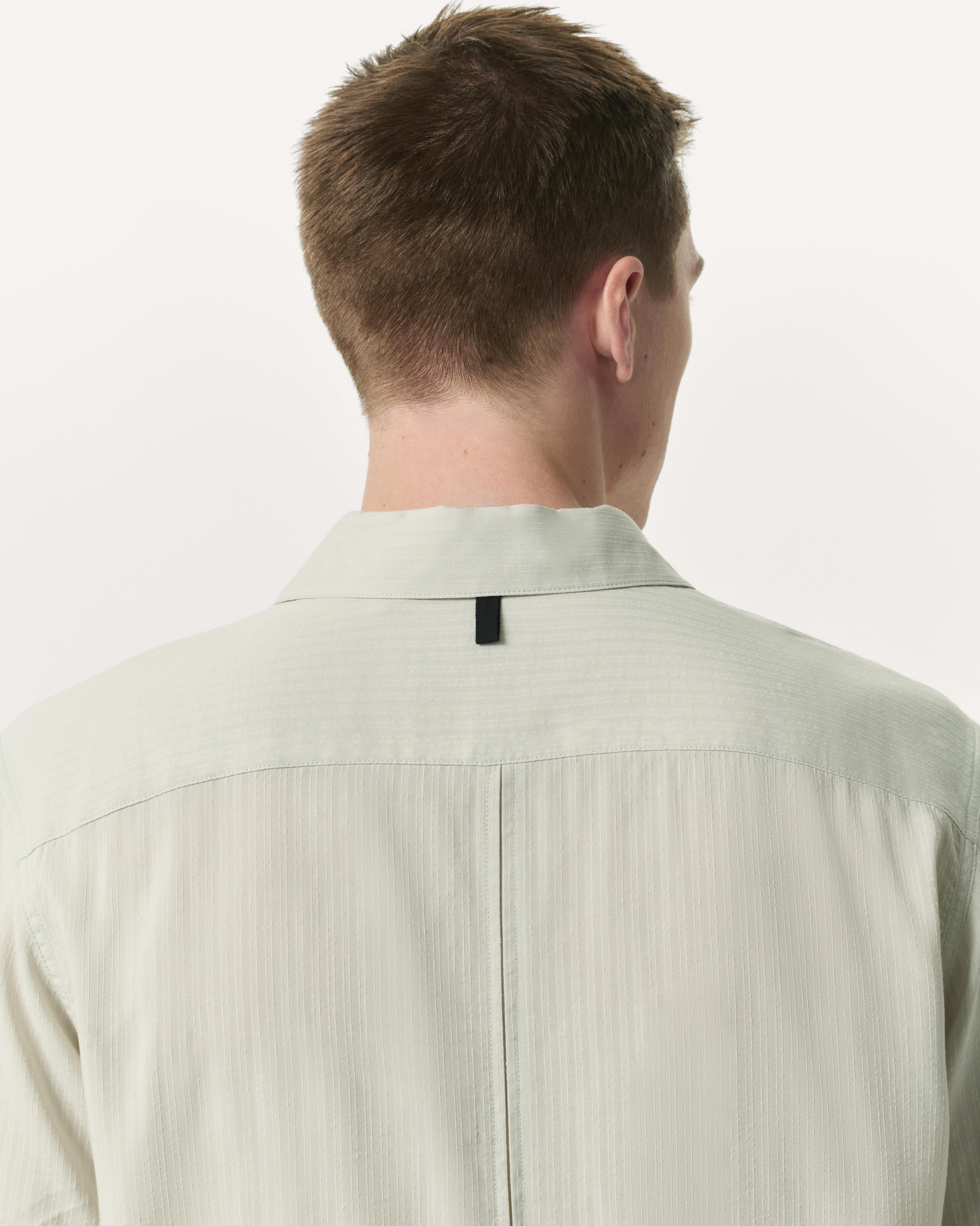 Relaxed Fit Dalton Dobby Striped Shirt - 6