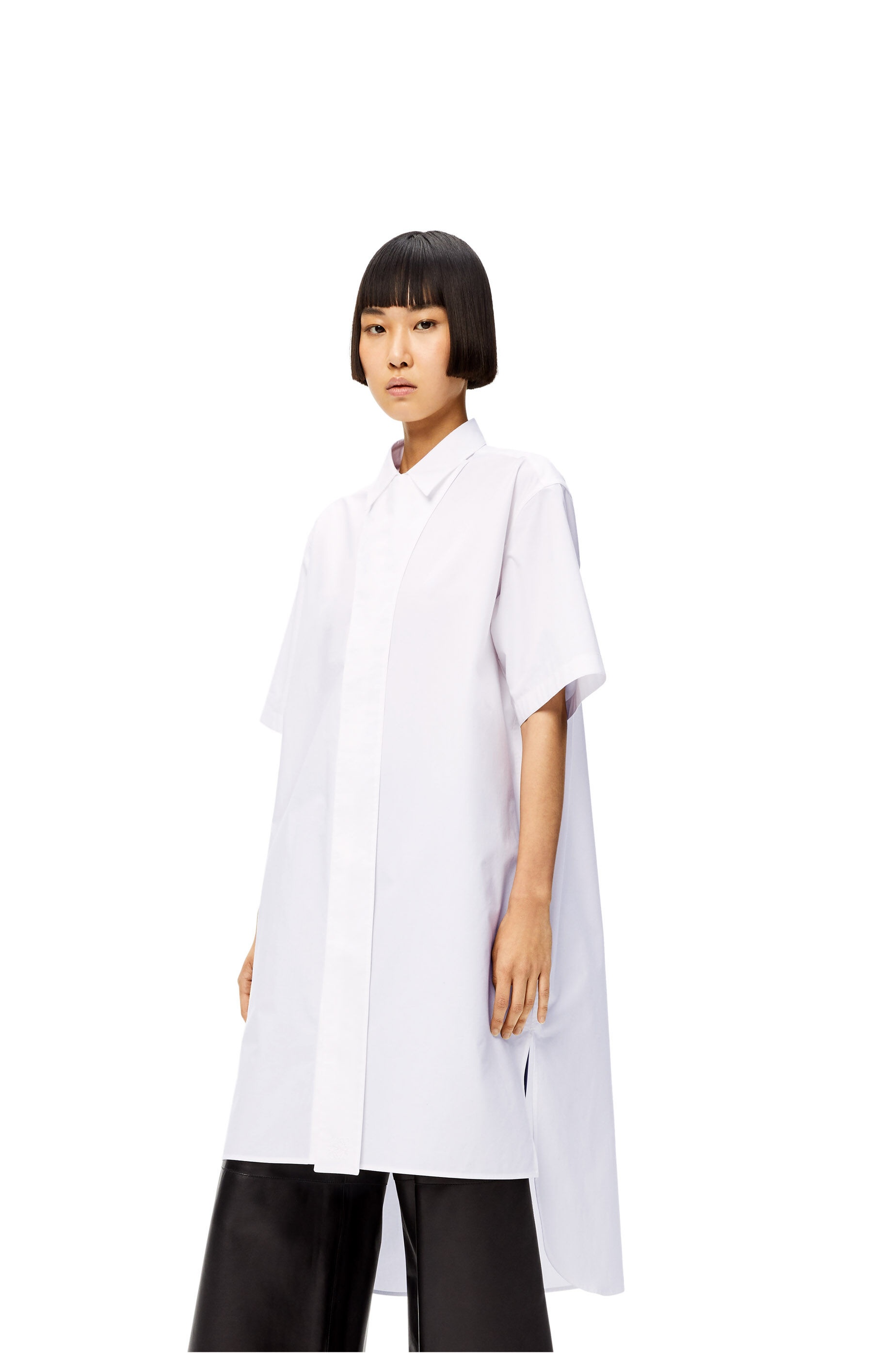 Plastron shirt in cotton - 3