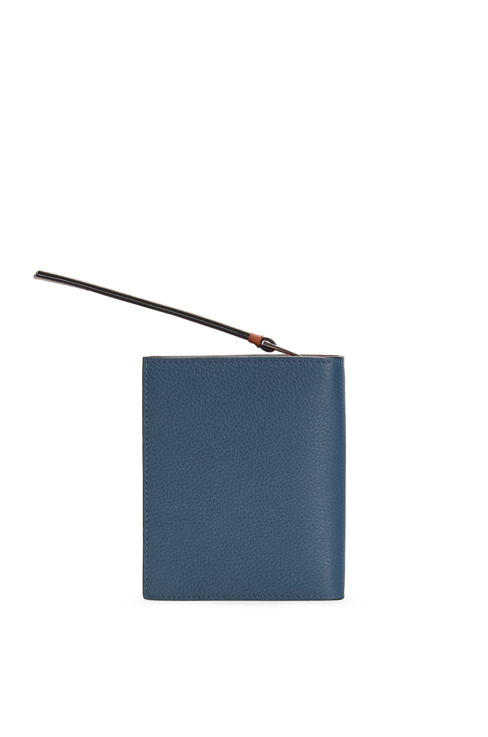 Compact zip wallet in soft grained calfskin - 7