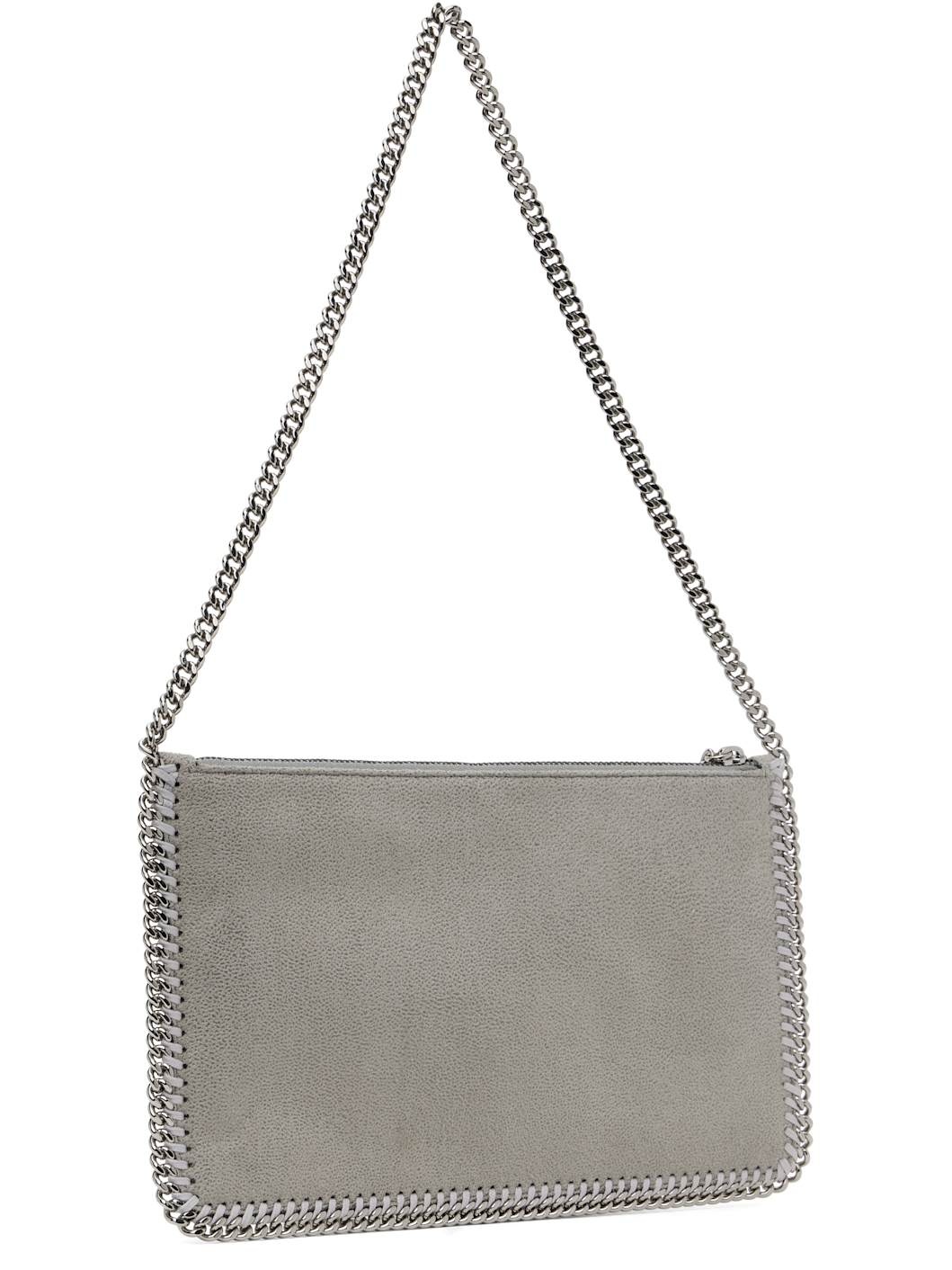 Gray Falabella Pochette Shoulder Bag - 3
