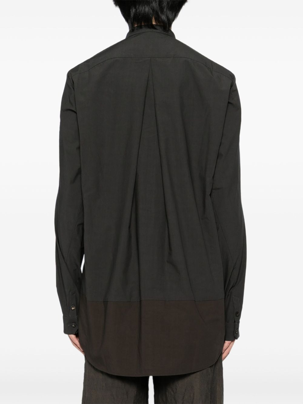 colour-block shirt - 4