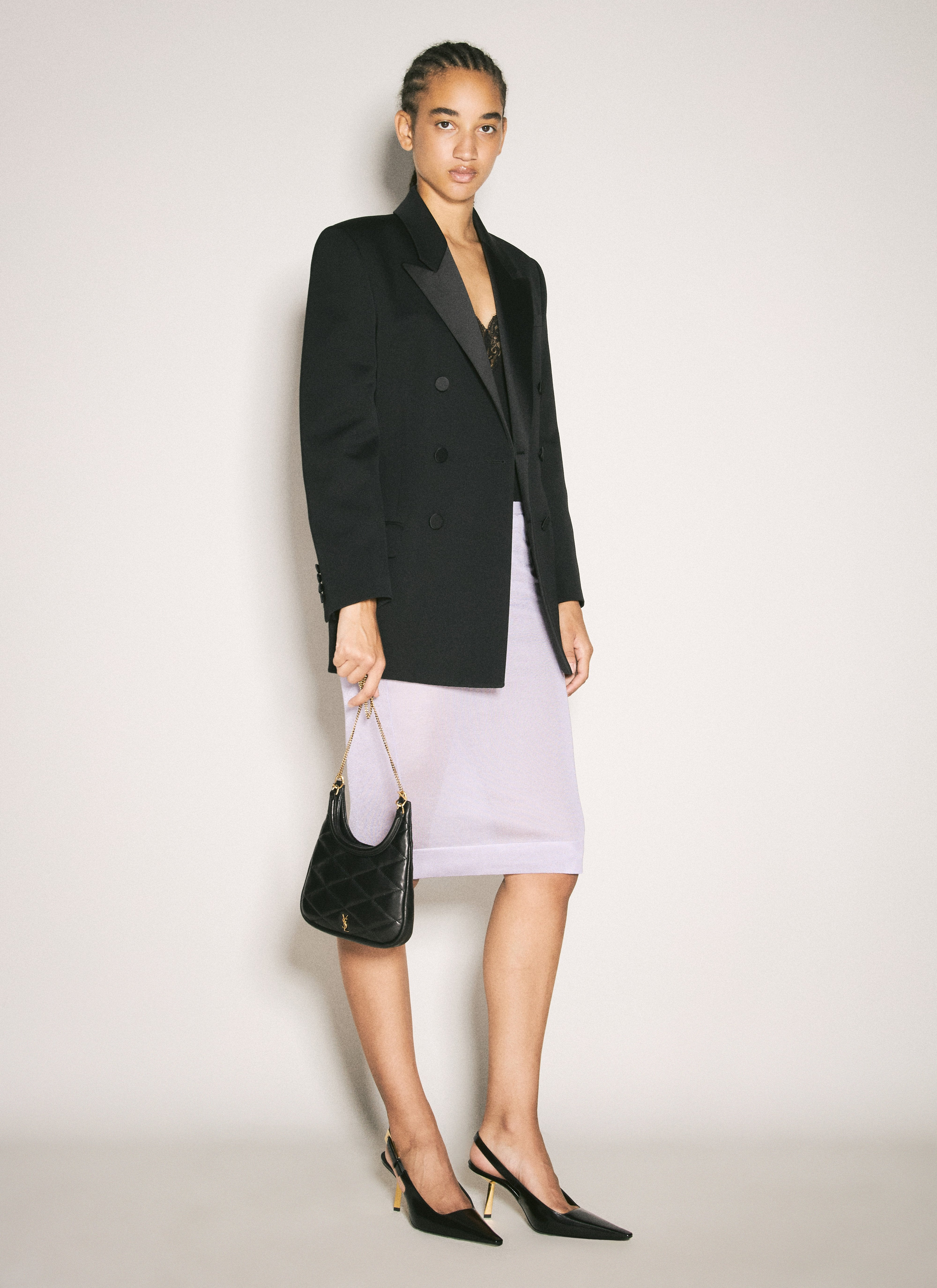 Saint Laurent Women Tuxedo Blazer - 2