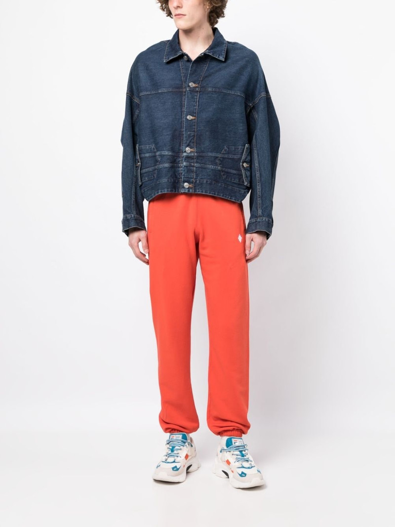 Marcelo Burlon County Of Milan logo-print cotton track pants outlook