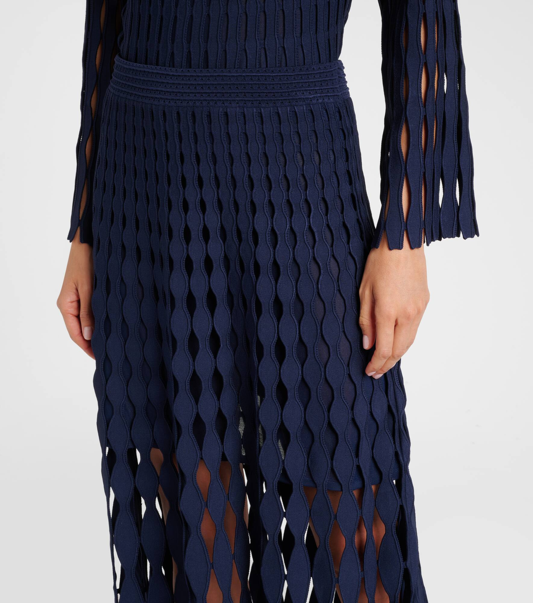 Wilma open-knit midi skirt - 4