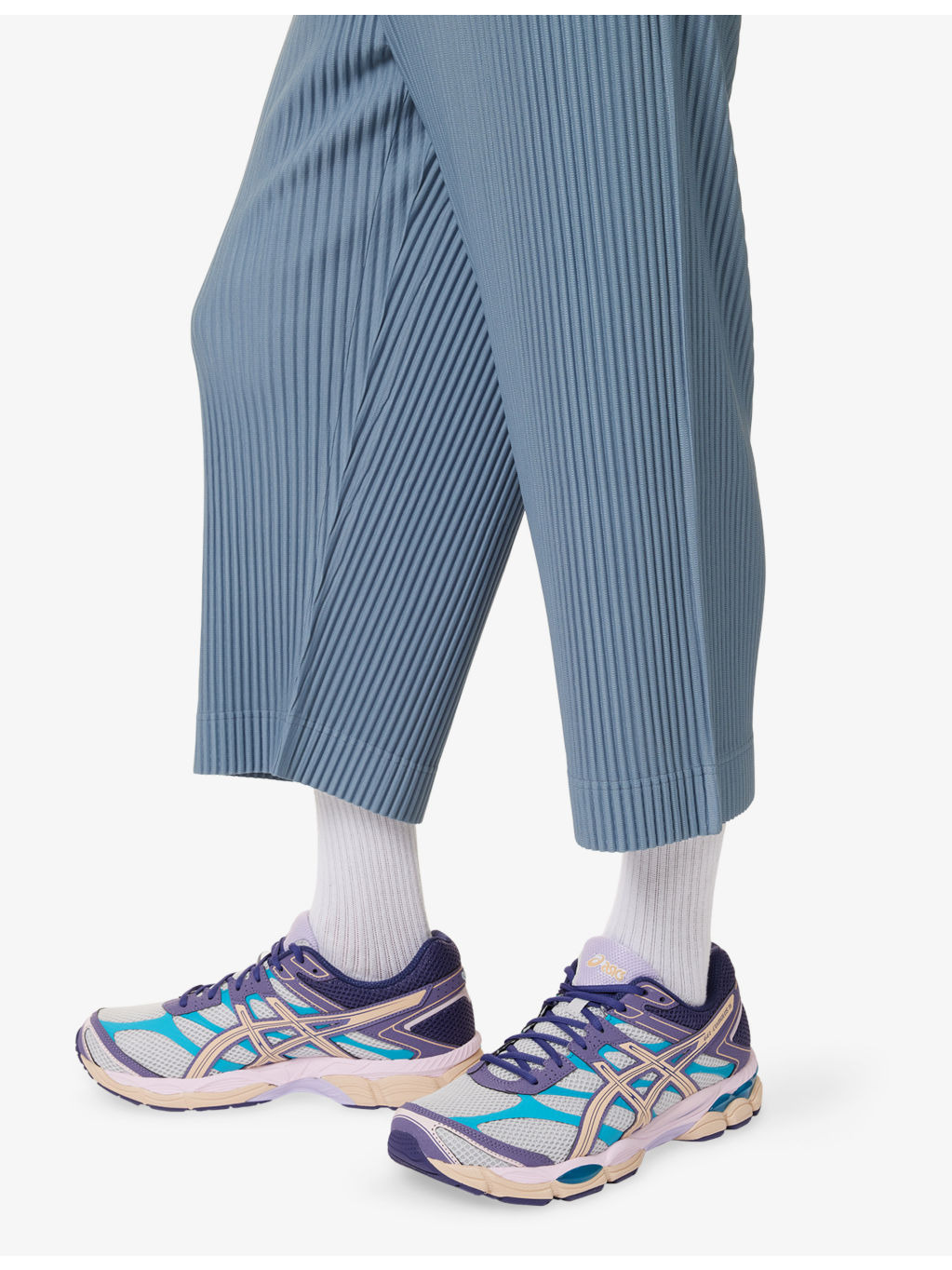 Monthly Colors: August Drawstring Knitted Trousers - 5
