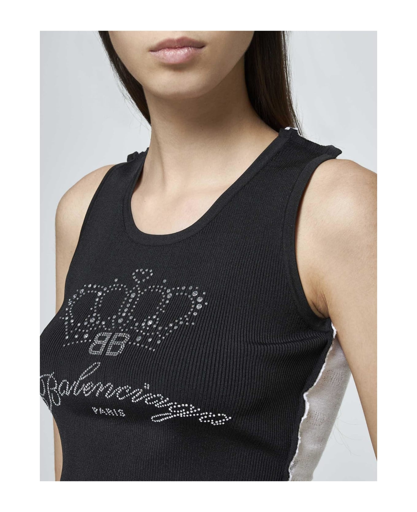 Logo Knit Tank Top - 4