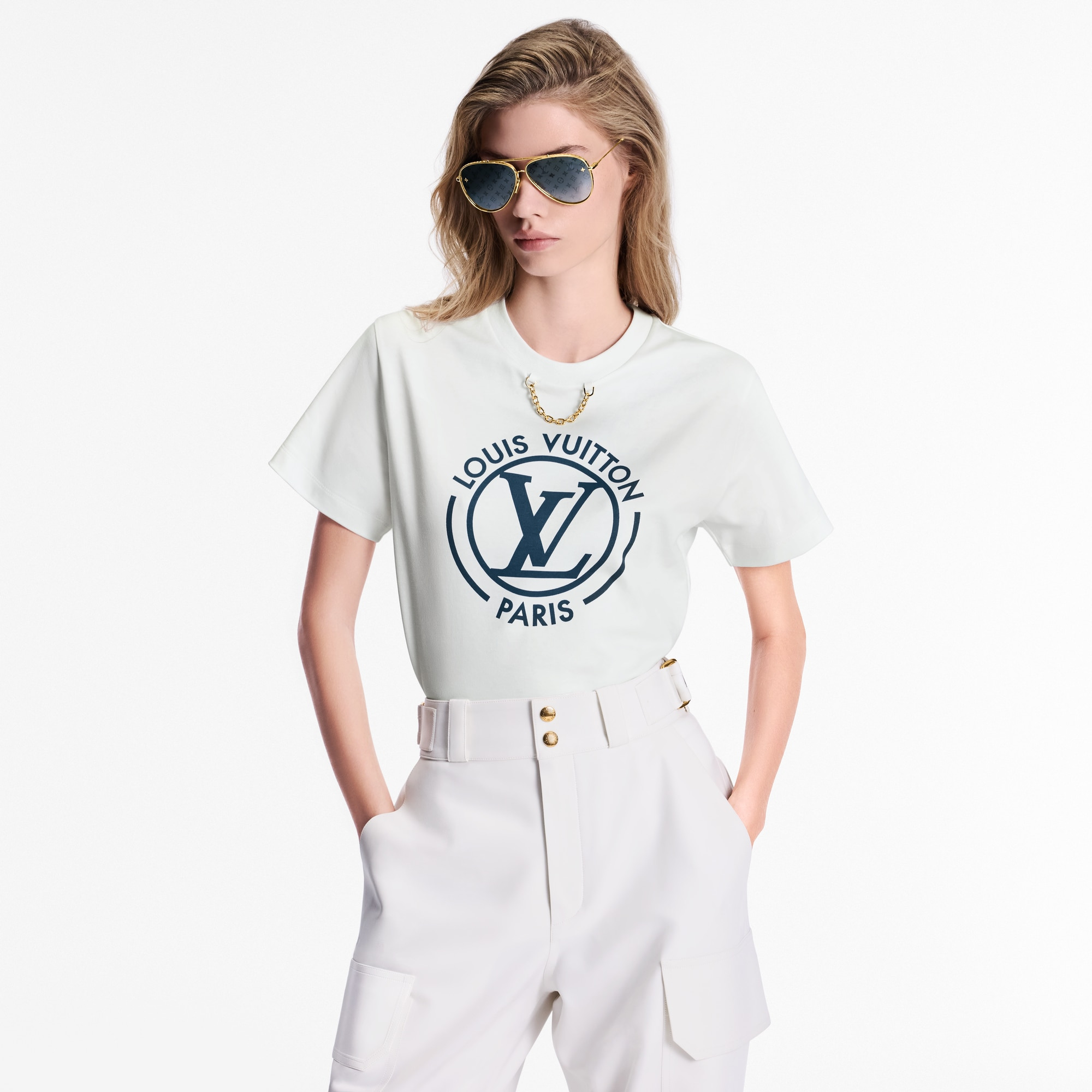 Flocked LV T-Shirt - 2