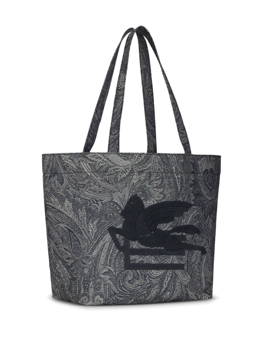 large Pegaso-motif paisley-jacquard tote bag - 3