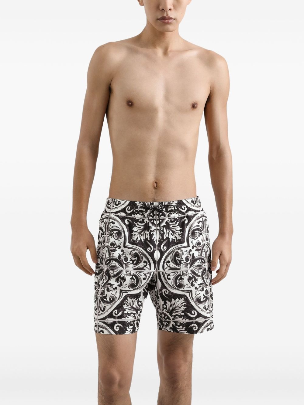 graphic-print swim shorts - 2