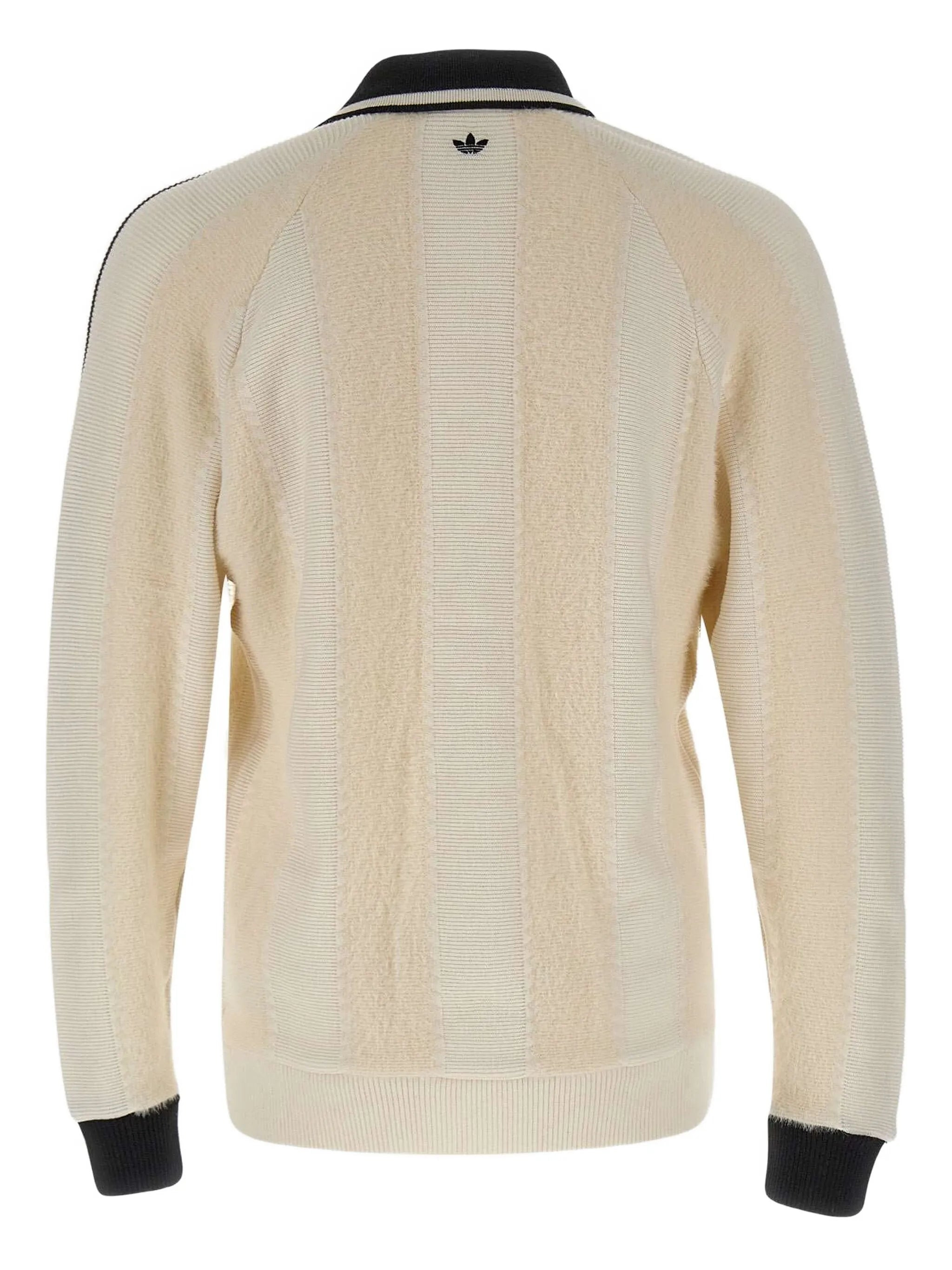 Adidas Polo-neck Stripe-detail Sweater - 3