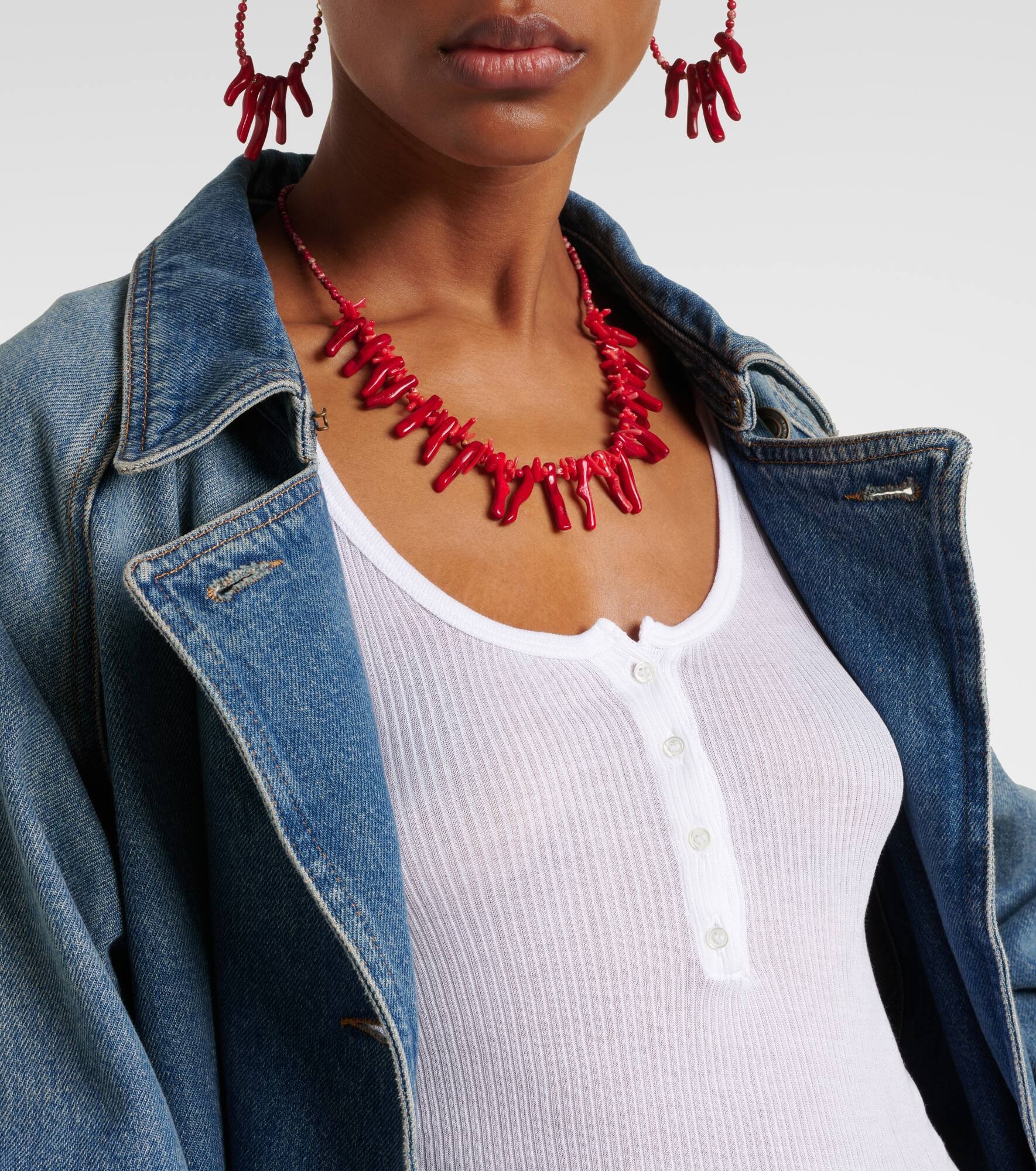 Jolana beaded necklace - 5