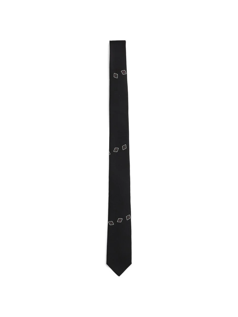 geometric-print tie - 1