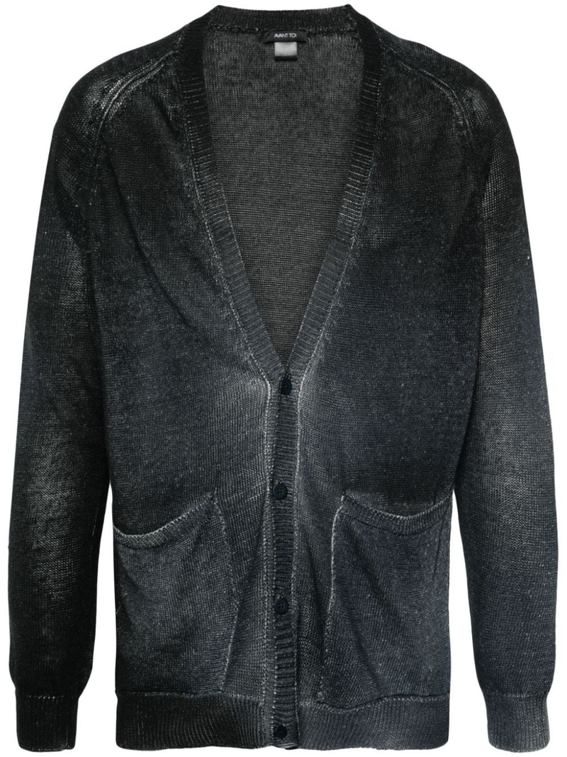 washed linen cardigan 1