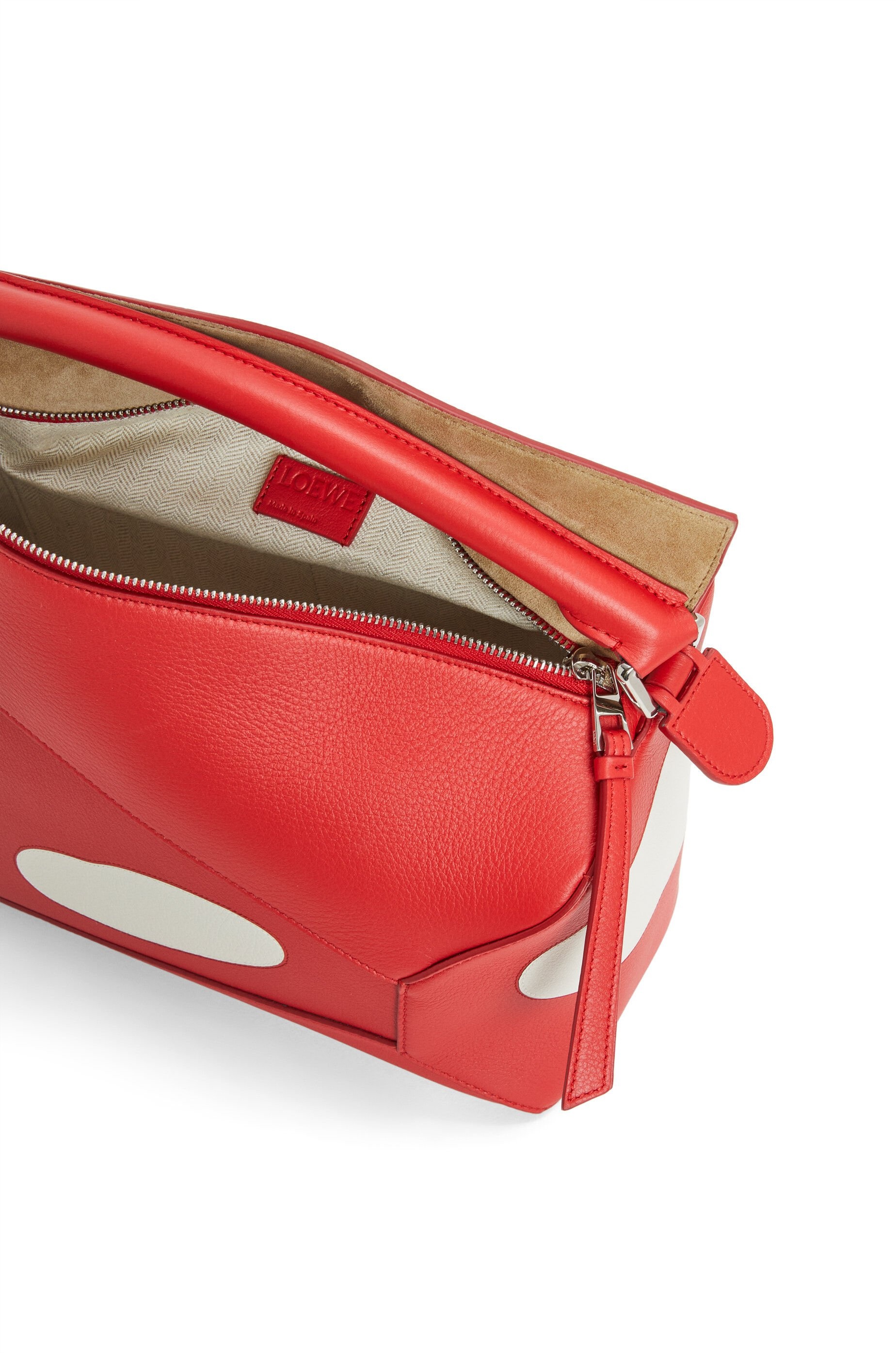 Mushroom Puzzle Edge bag in classic calfskin - 6