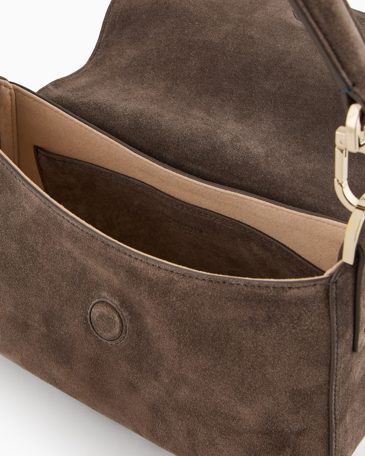 SMALL LA PRIMA SOFT SUEDE HANDBAG - 4
