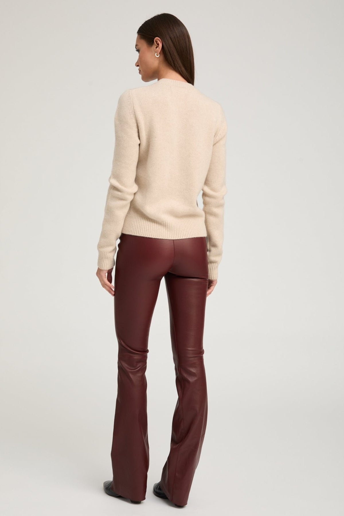 OAT CASHMERE CREWNECK SWEATER - 4
