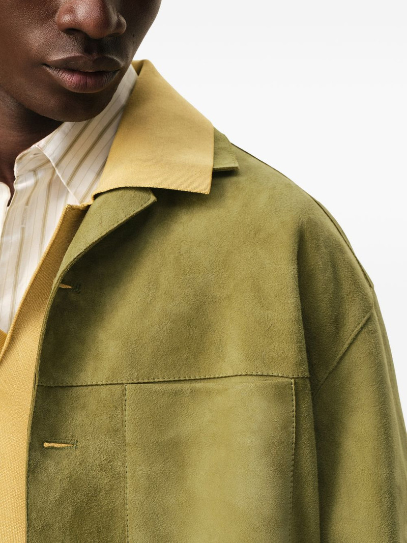 buttoned chest-pocket overshirt 5