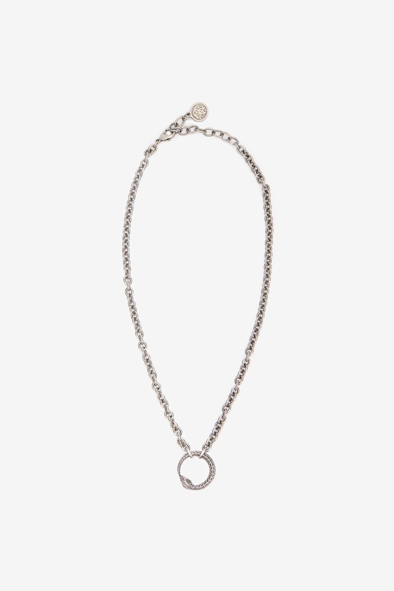 Chain Necklace With Snake 1