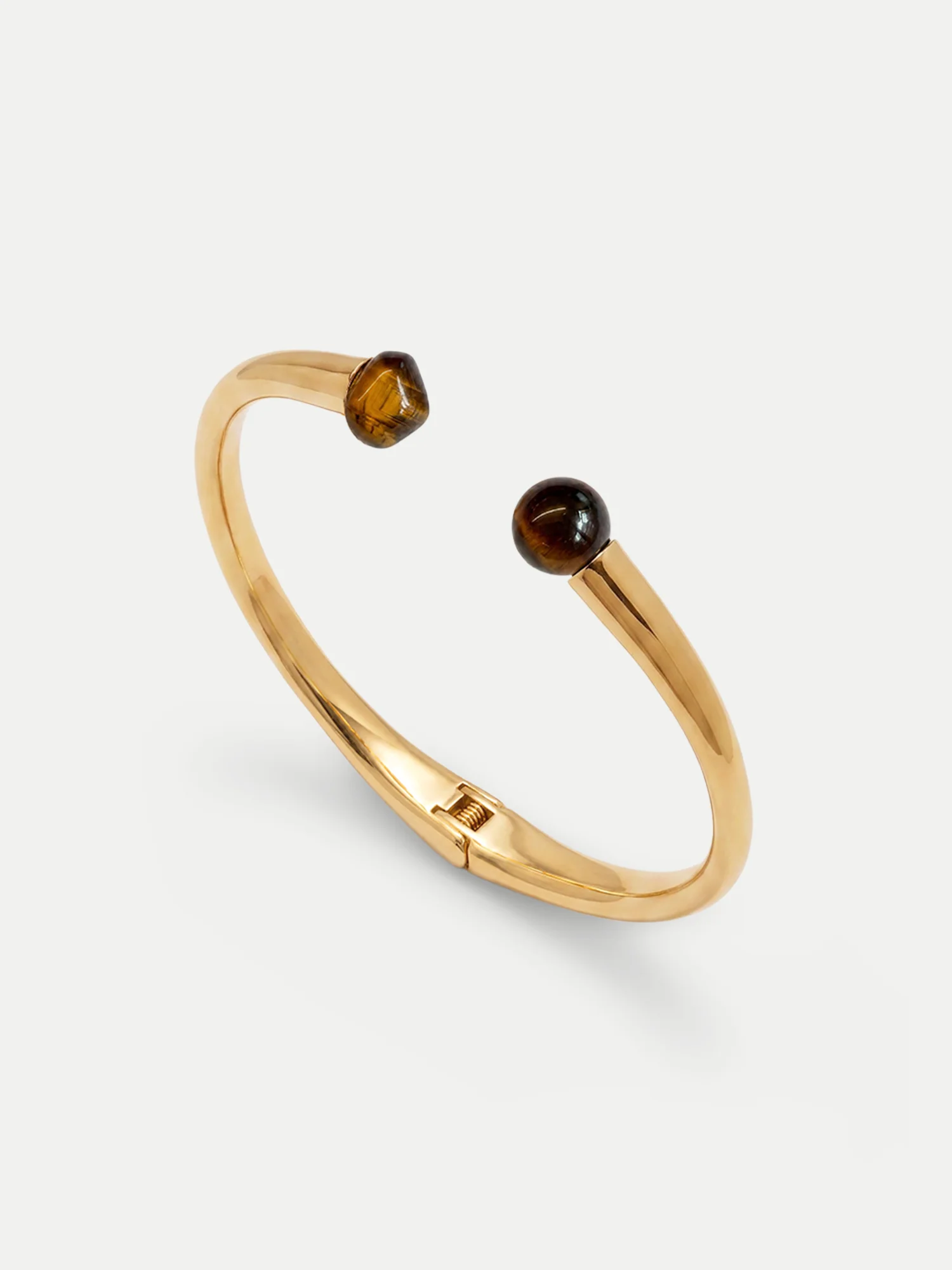 TIGER’S EYE OPEN COLLAR NECKLACE - 1