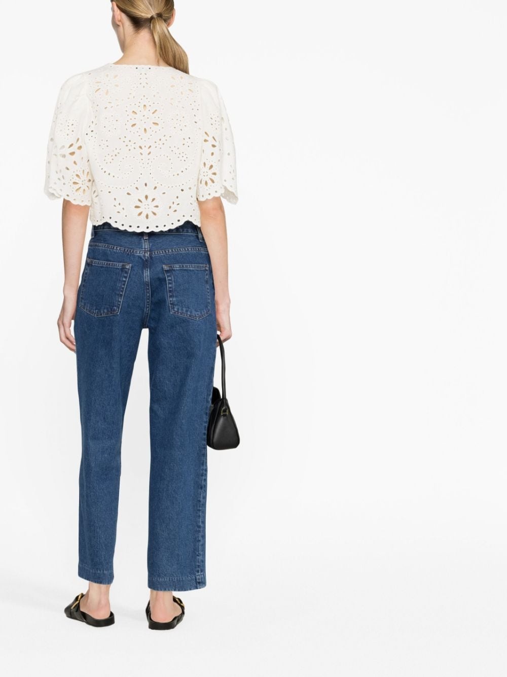 Sailor cropped jeans - 7