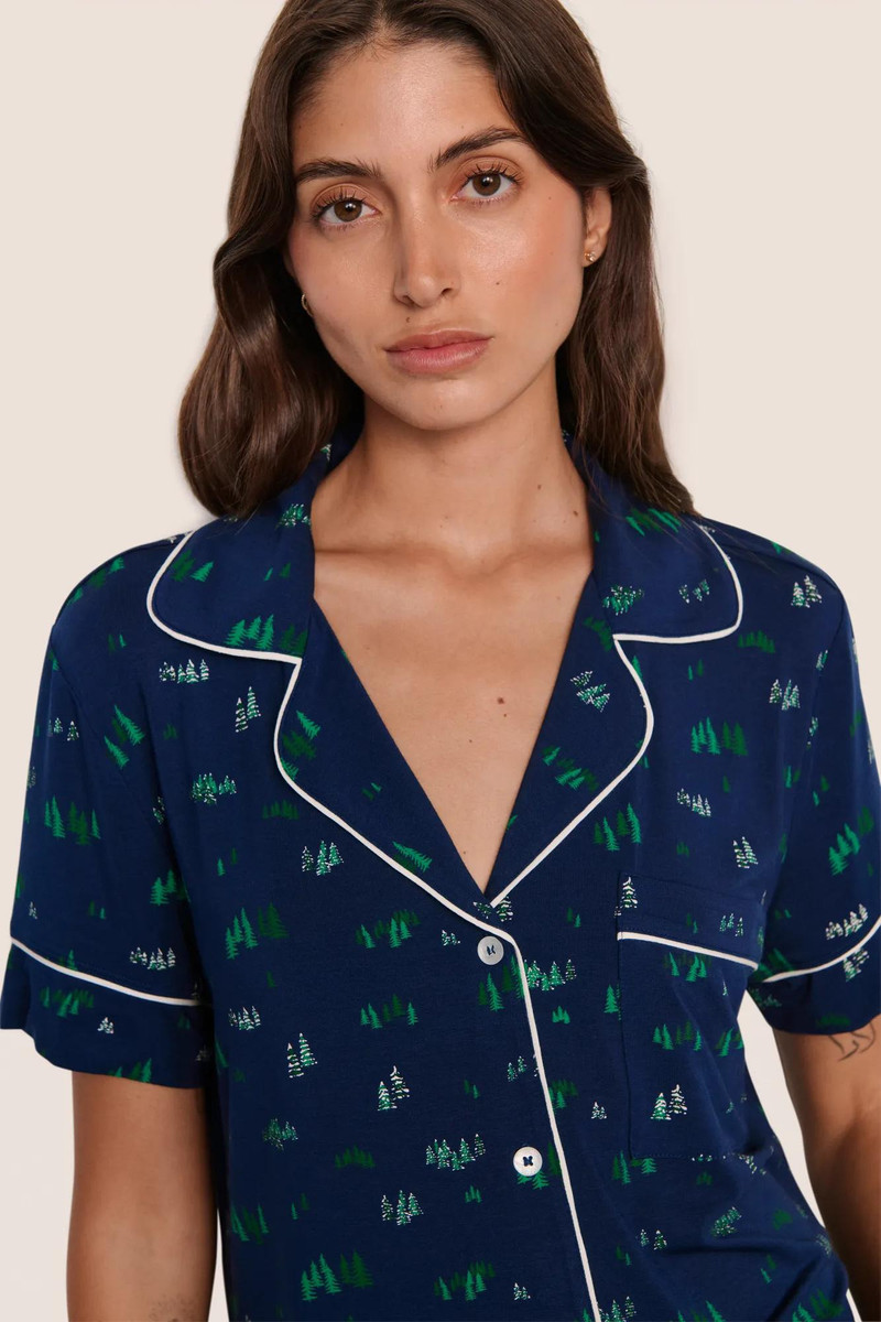 eberjey Gisele Printed TENCEL™ Modal Relaxed Short PJ Set outlook