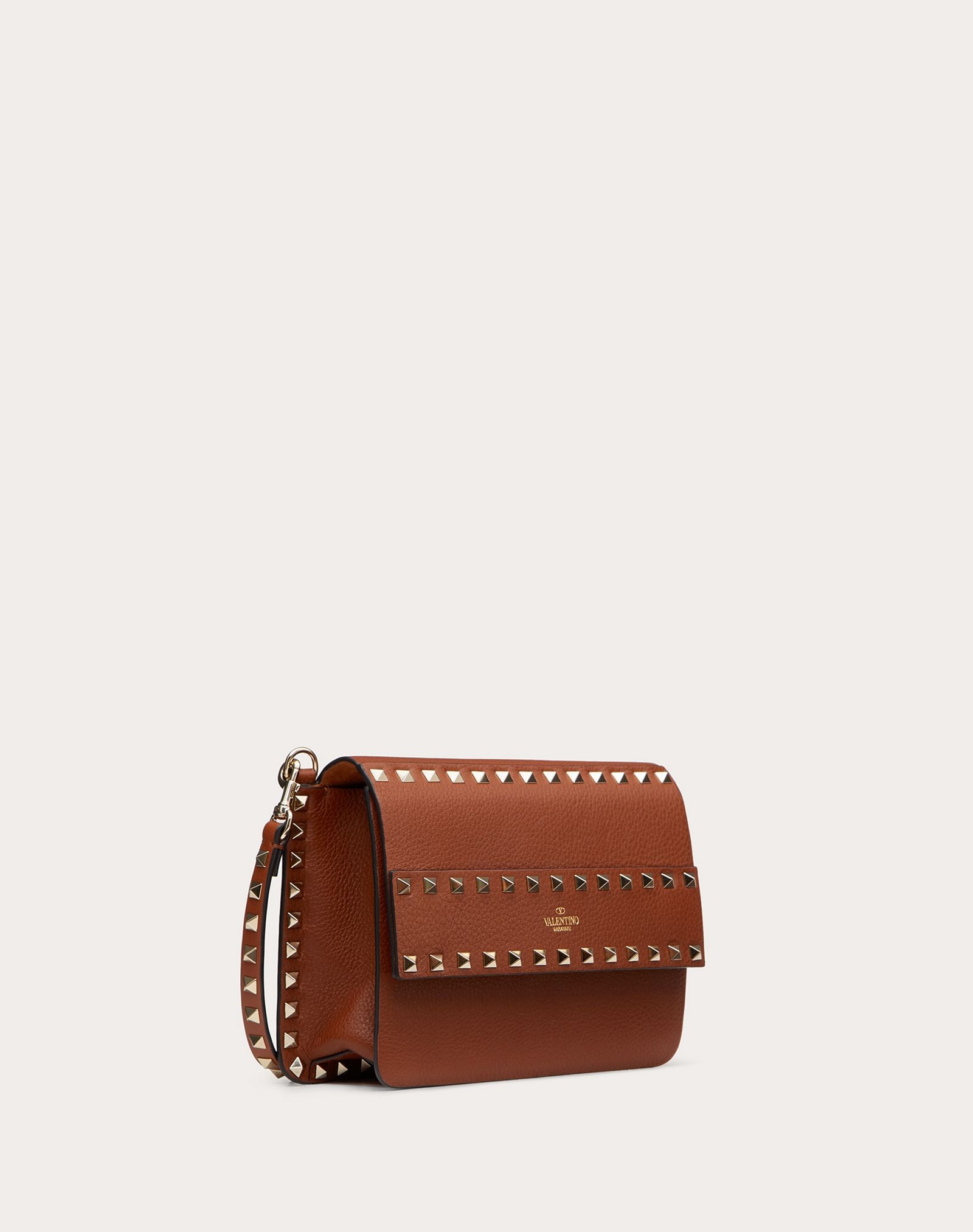 Small Rockstud Grainy Calfskin Crossbody Bag - 2