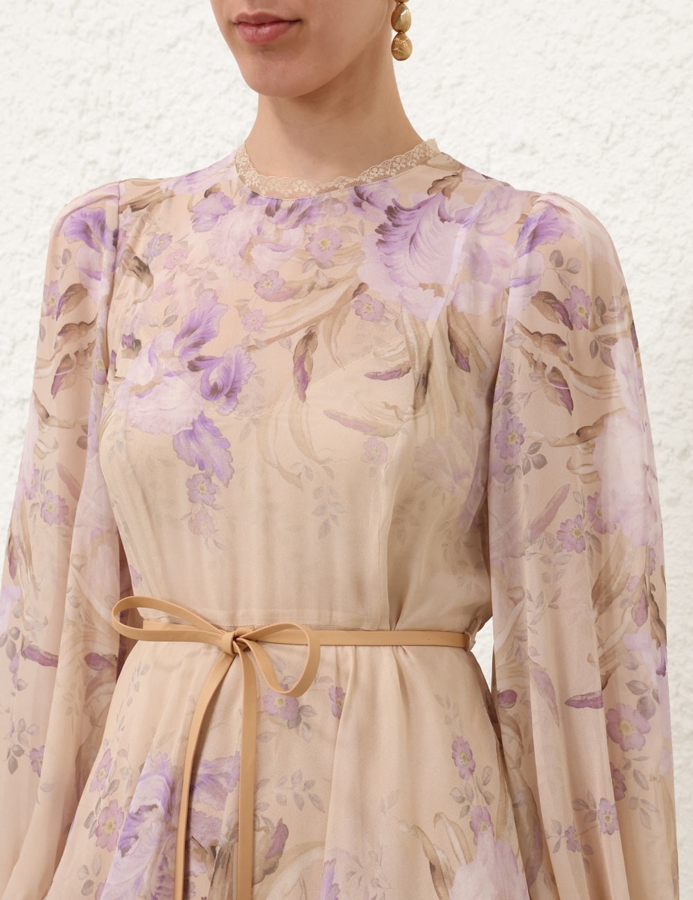 【Zimmermann】EDEN LACE EDGE MIDI DRESS ティアード ミディ Zimmermann EDEN LACE EDGE MIDI DRESS | REVERSIBLE