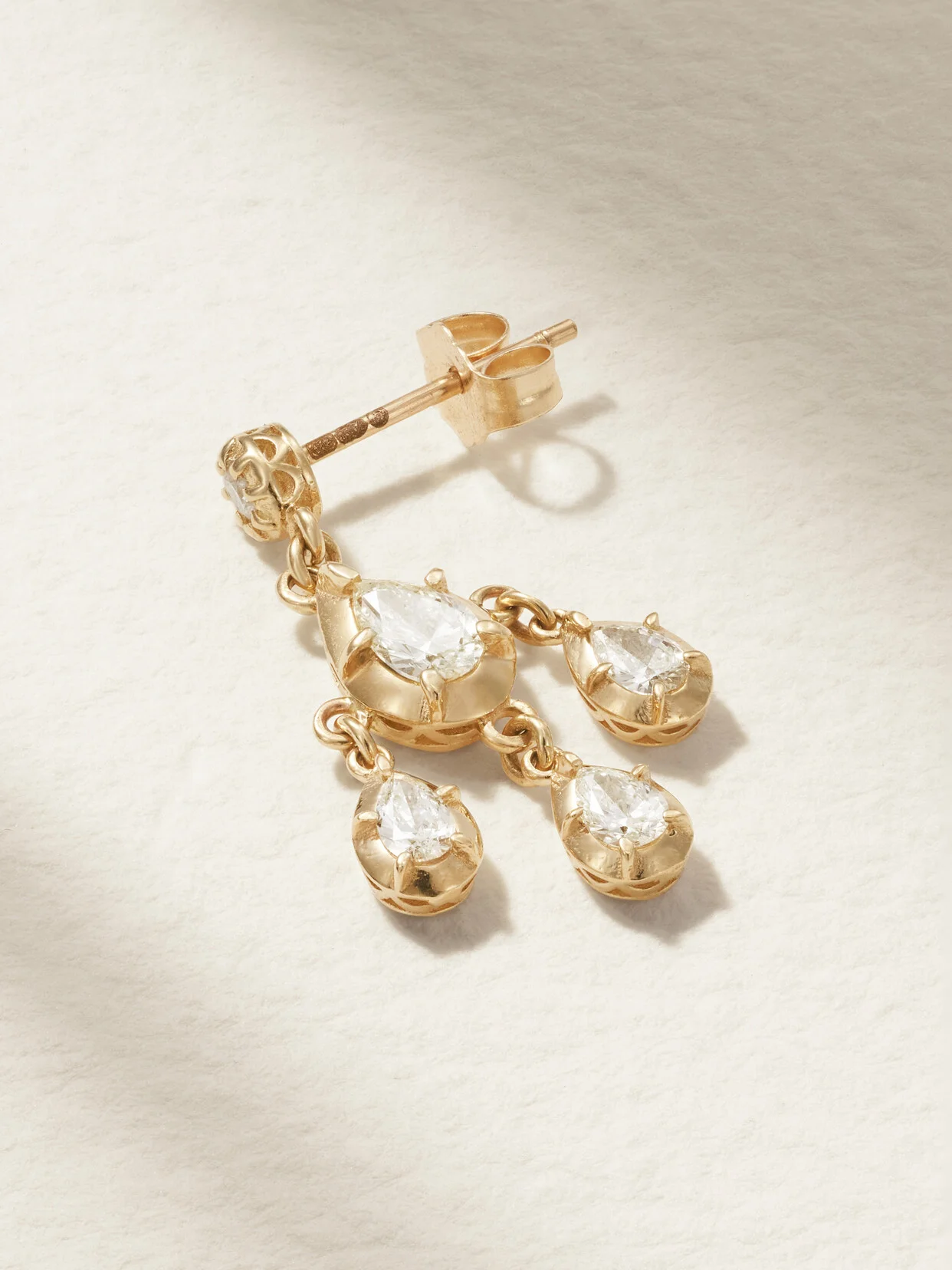Sophia 14-karat Gold Diamond Earring - 1