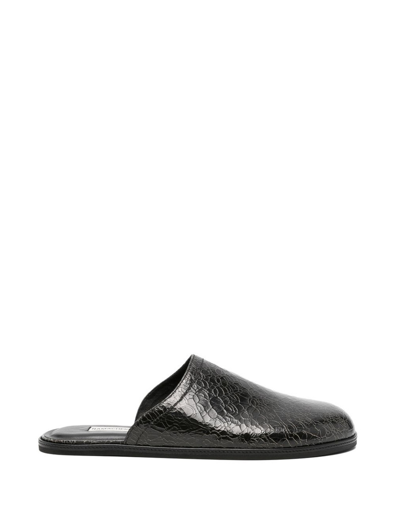 crackled-effect loafers 1