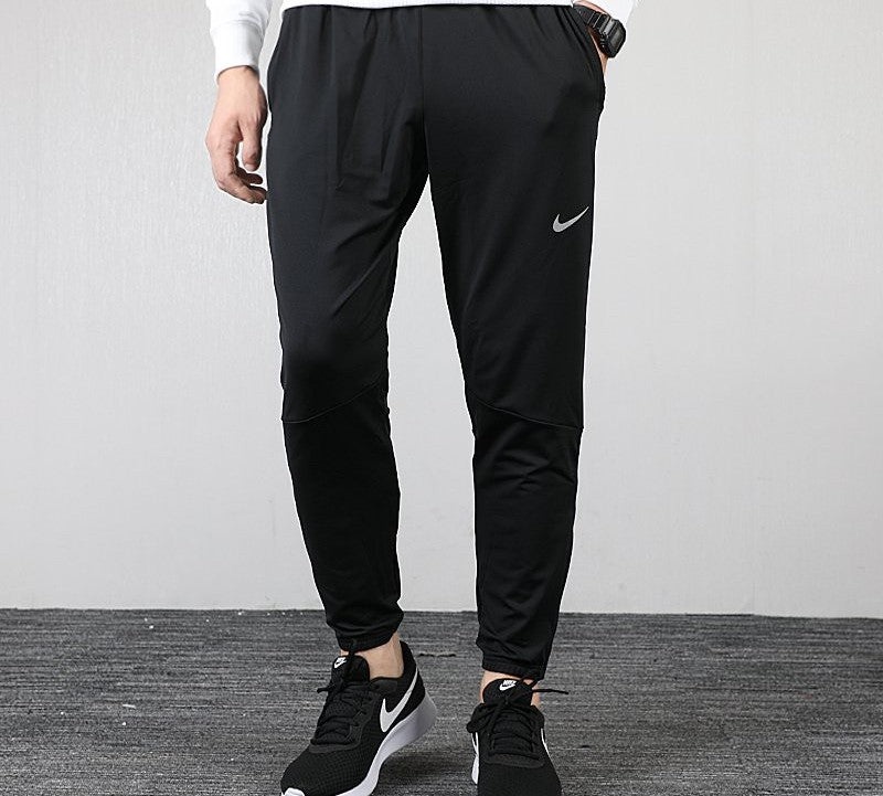 Nike Dri-fit Breathable Small Knit Sports Long Pants Black BV4818-010 - 4