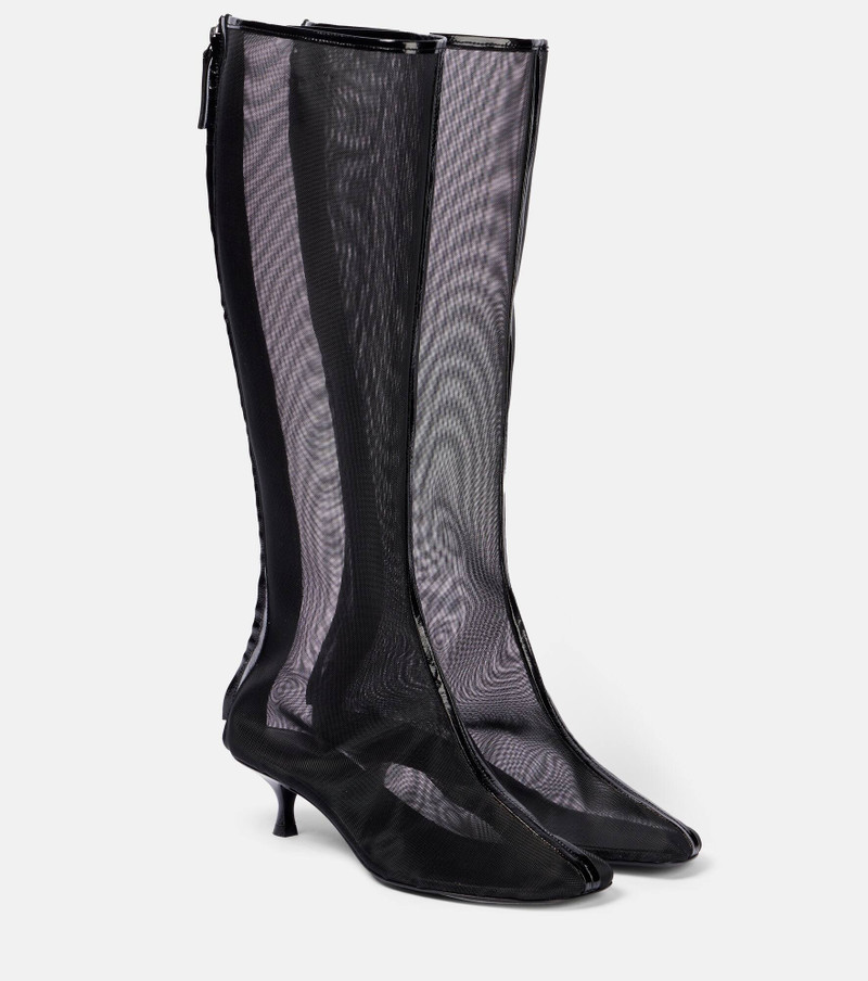 Vapour mesh knee-high boots - 1