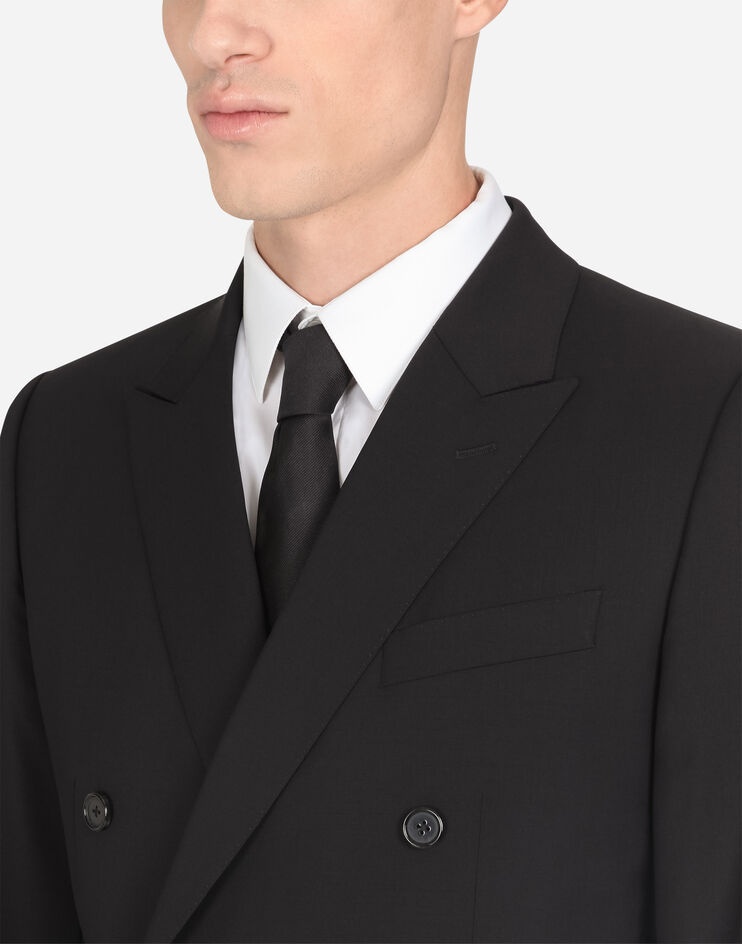 Double-breasted wool Martini-fit suit - 6