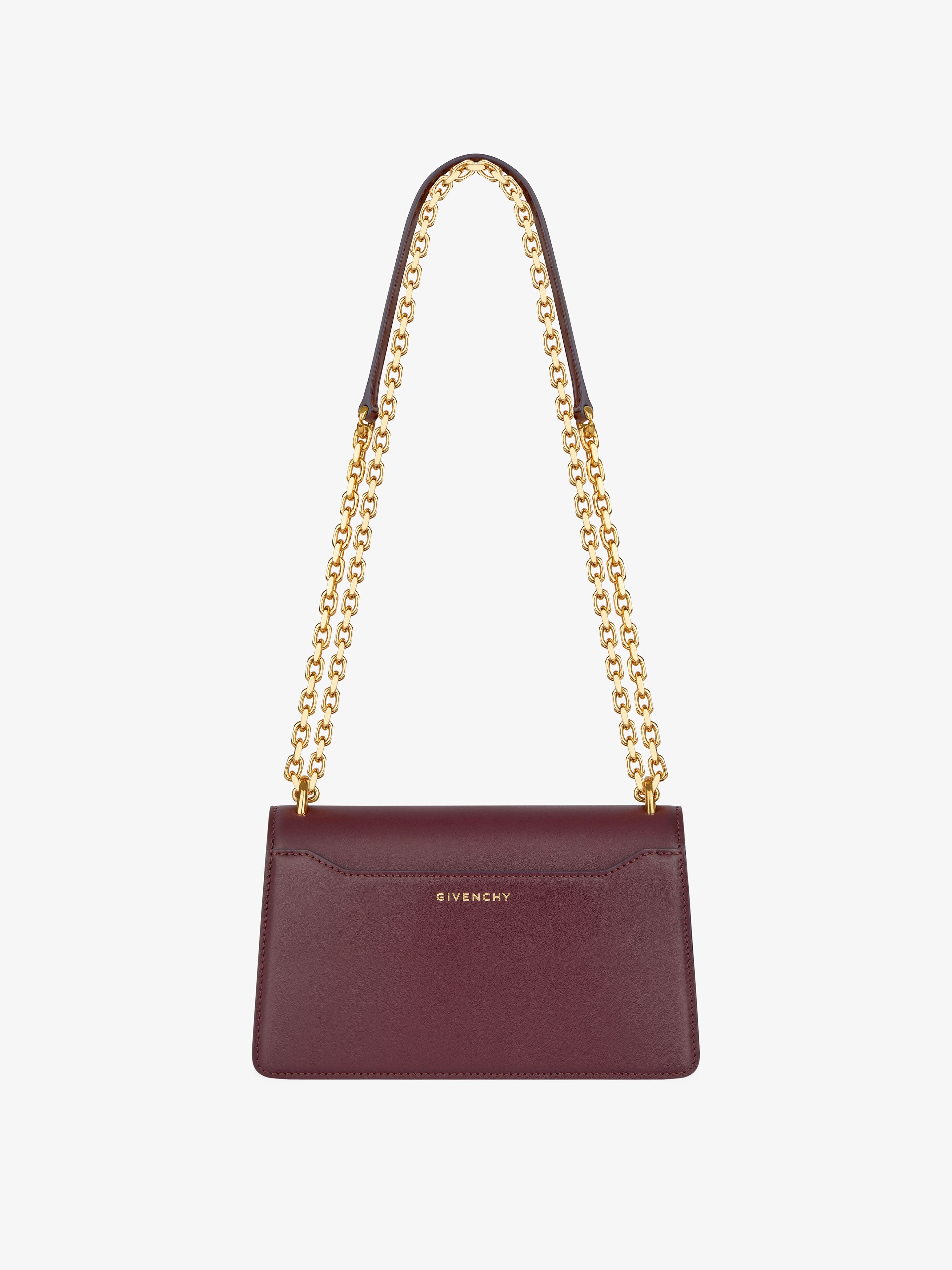 SMALL 4G BAG IN LEATHER WITH CHAIN - 5