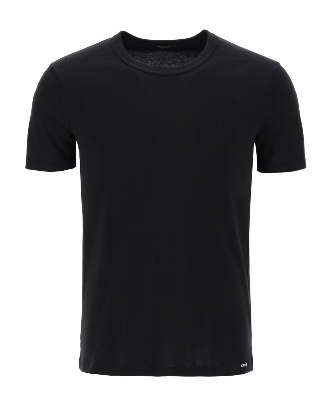 Cotton Crew-neck T-shirt - 1