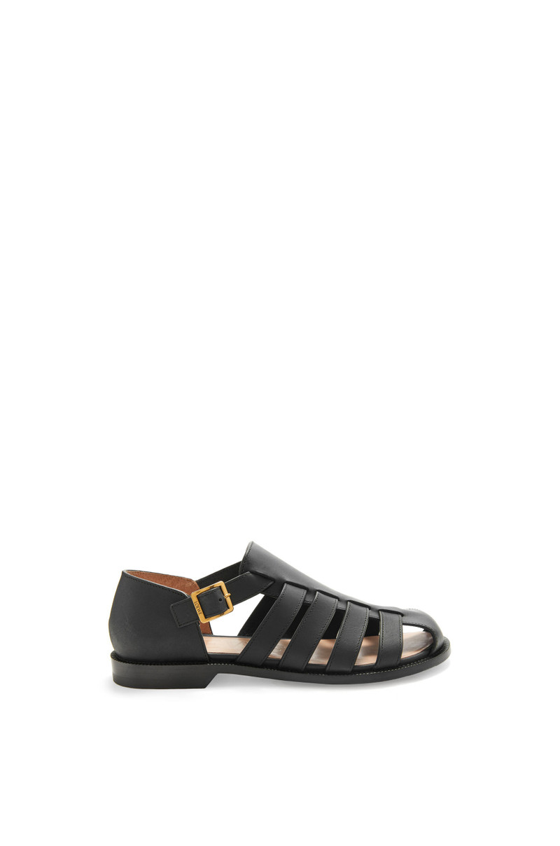 Campo sandal in waxed calfskin - 1