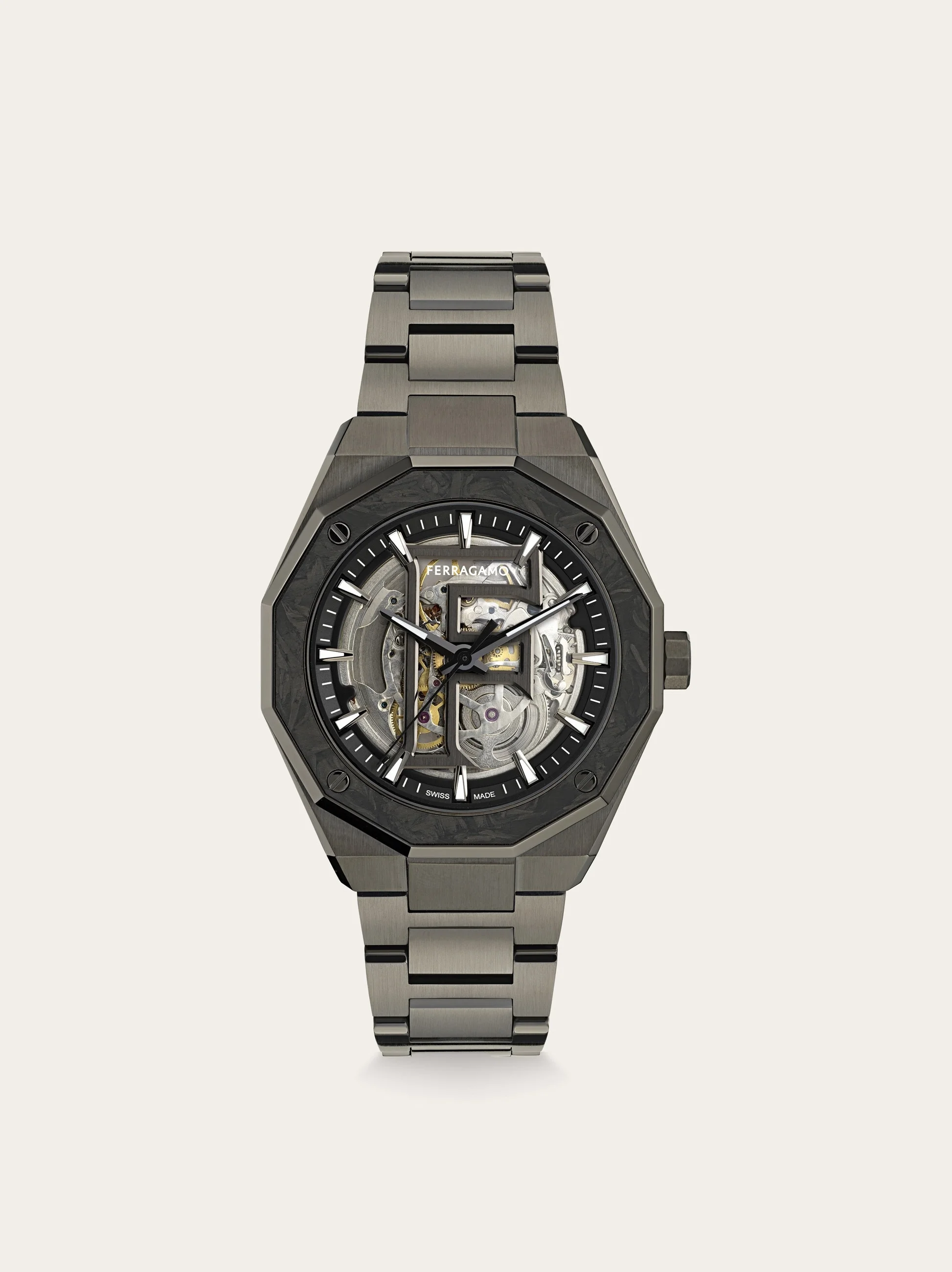 Ferragamo Edge Skeleton Watch - 1