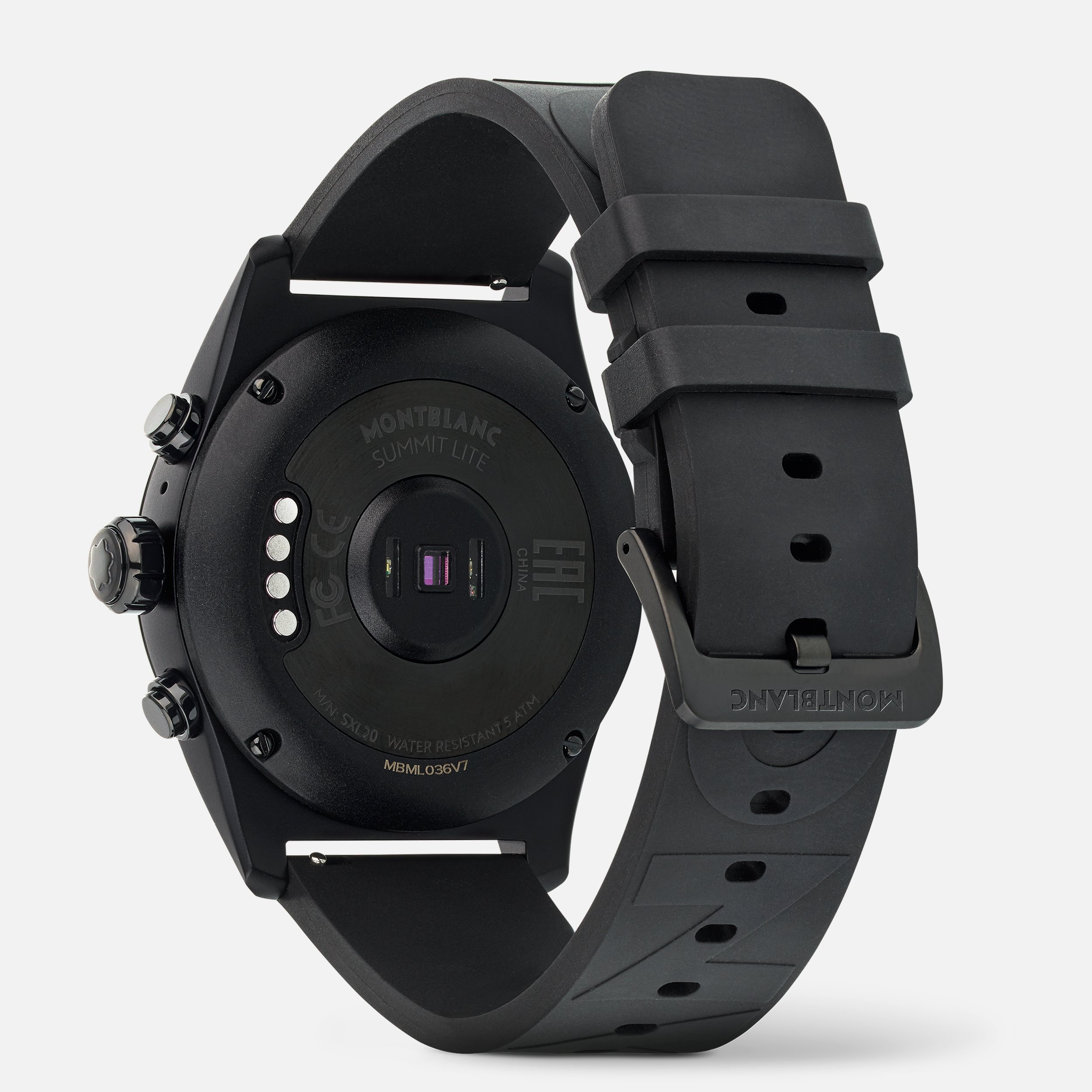 Montblanc Summit Lite Smartwatch - Black with Rubber Strap - 2