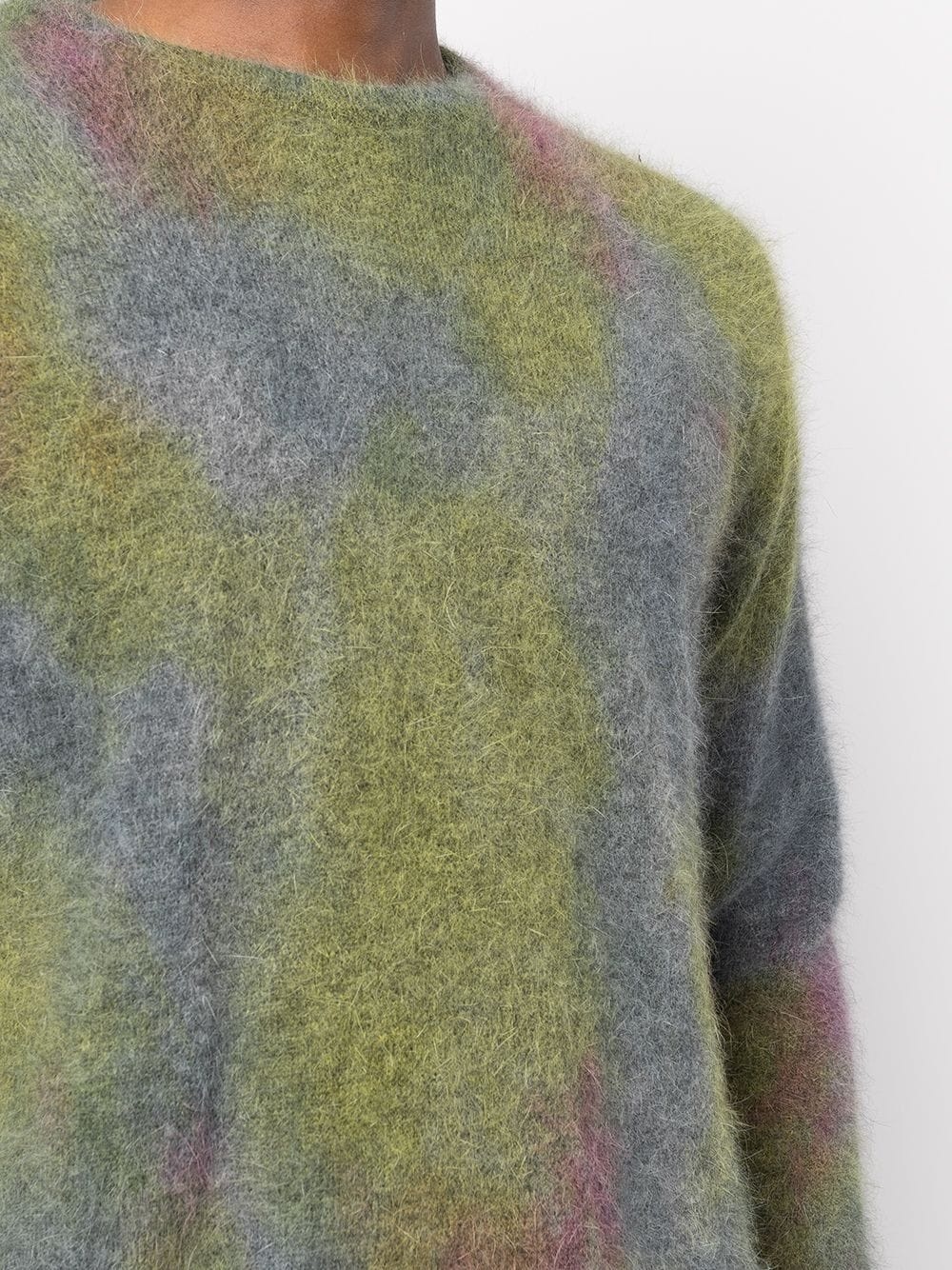 tie dye-print knitted jumper - 5