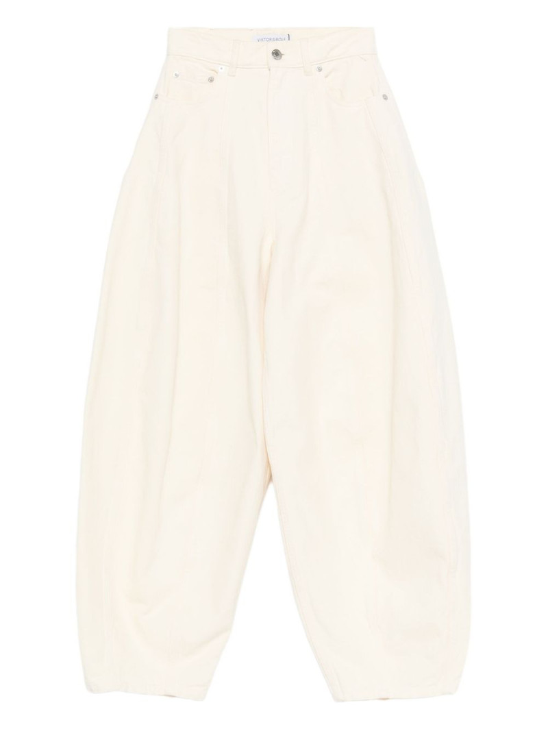 balloon denim trousers 1