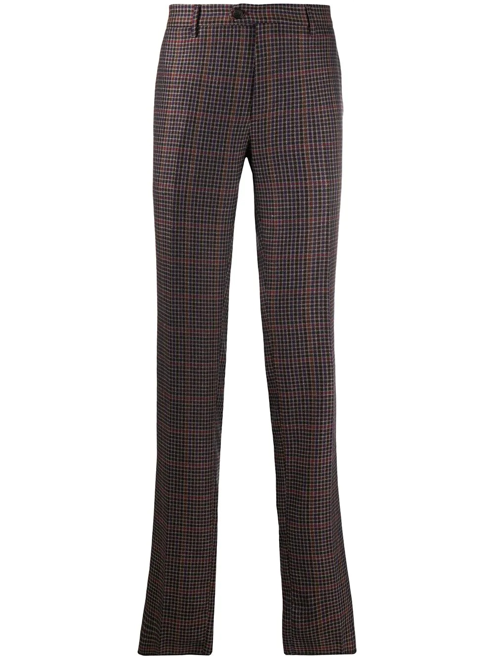 checked trousers - 1