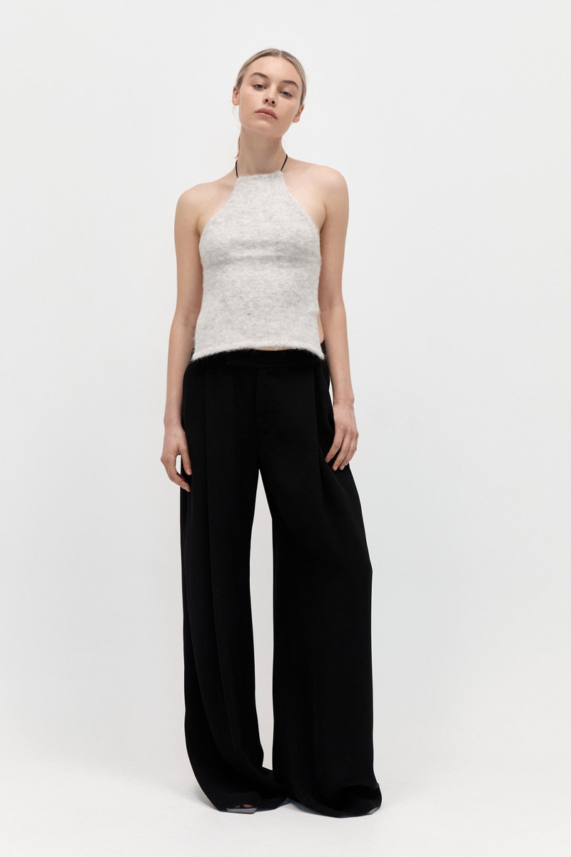 Alpaca Halter Top - Light Grey 6